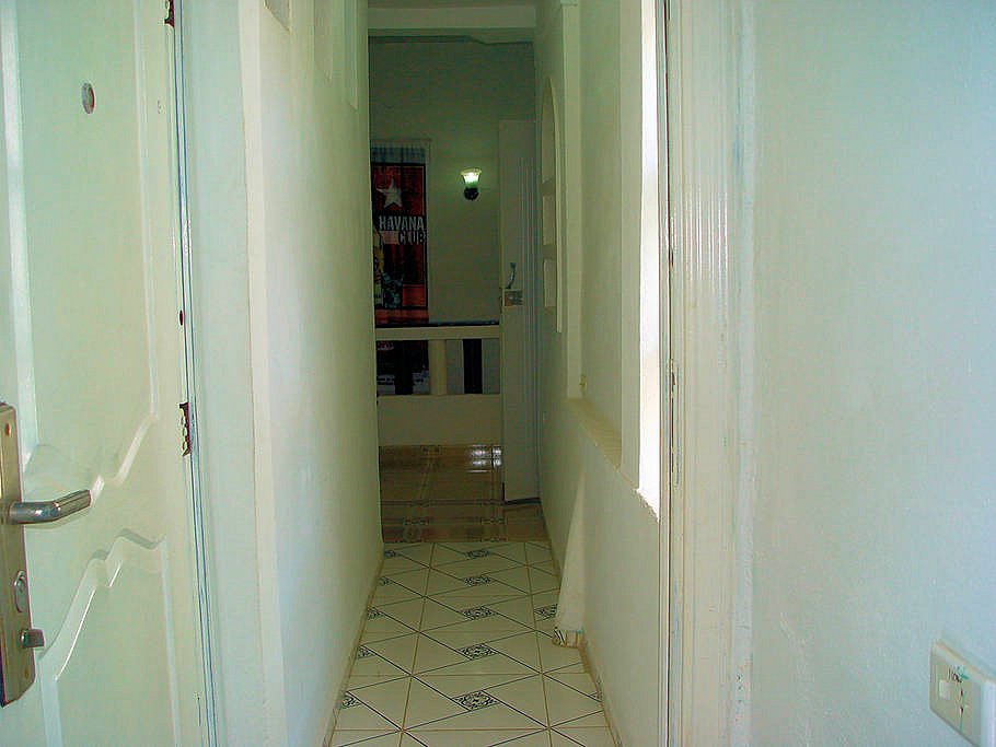 Hall that leads to the rooms