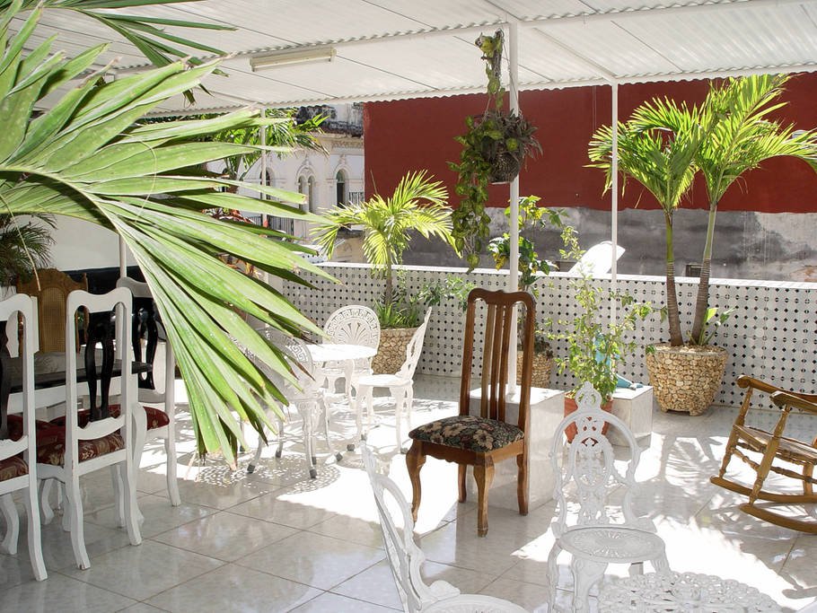 Back terrace