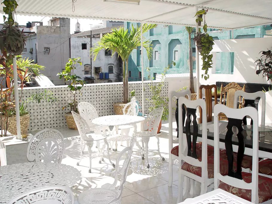 Back terrace