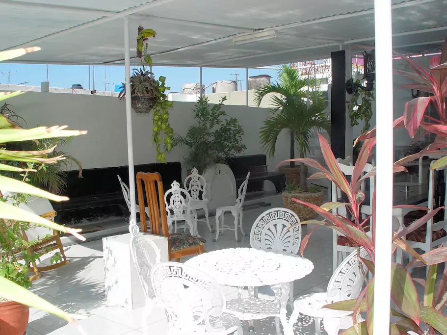 Back terrace