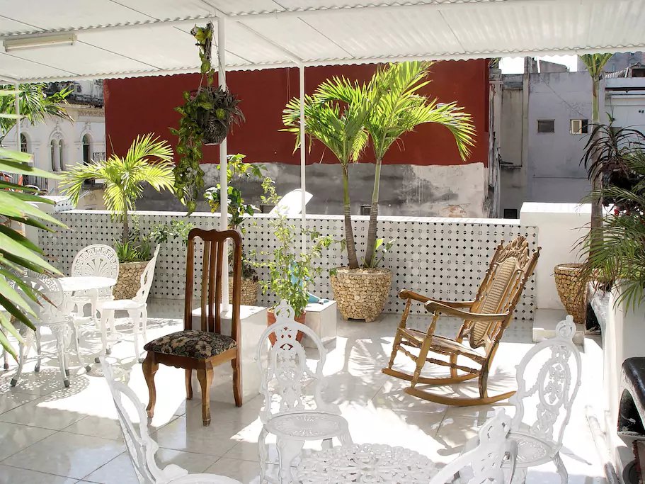 Back terrace