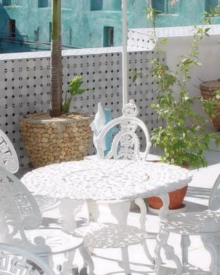 Back terrace