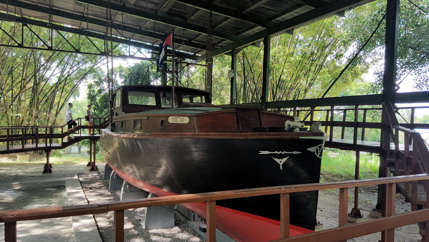 Finca Vigia. El Pilar, the boat owned by Hemingway