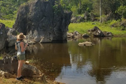 The lake