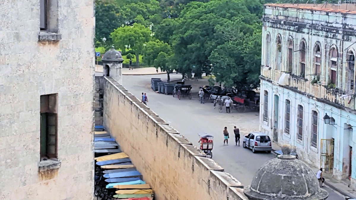 View from the balcony