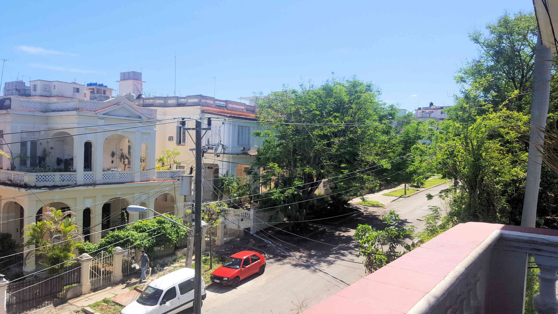 View from the balcony