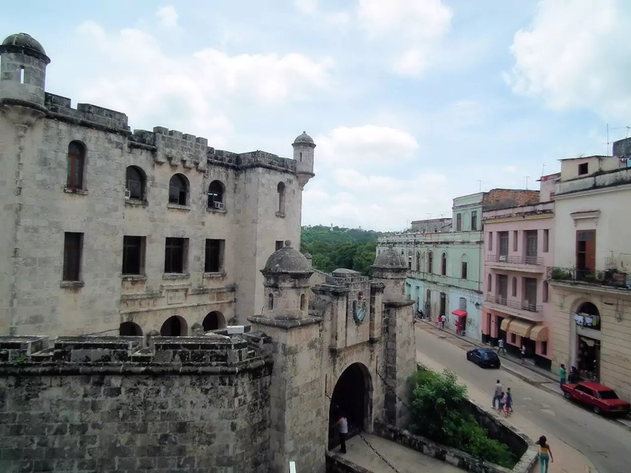 View from the balcony