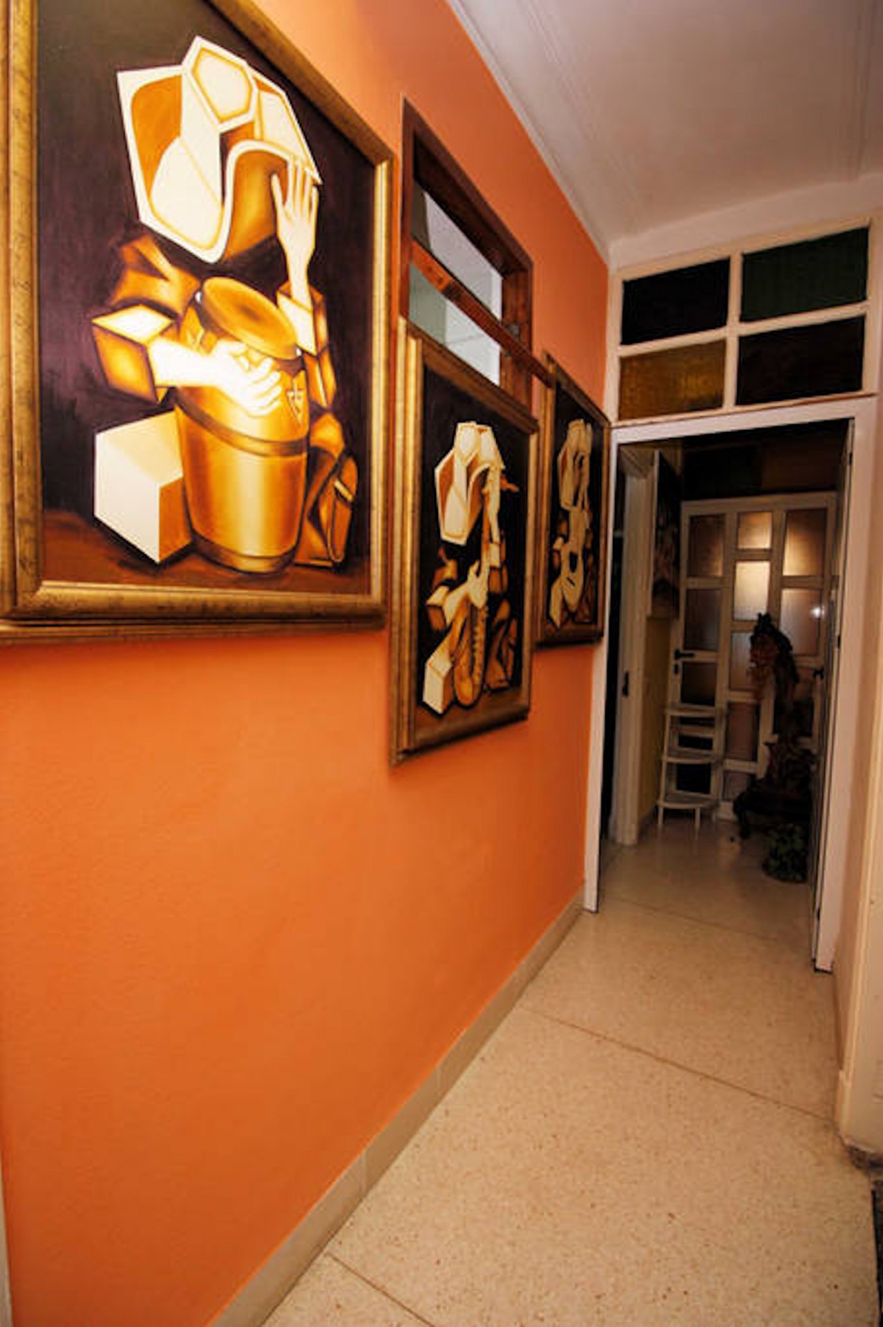 Hall to the rooms